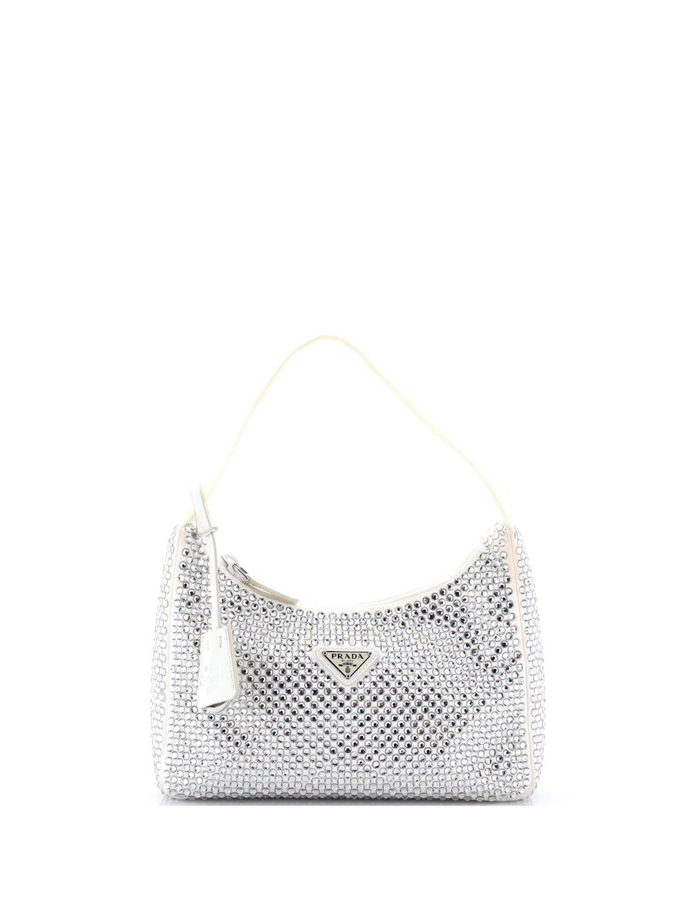 Prada Re-Edition Hobo Crystal #349154P22B